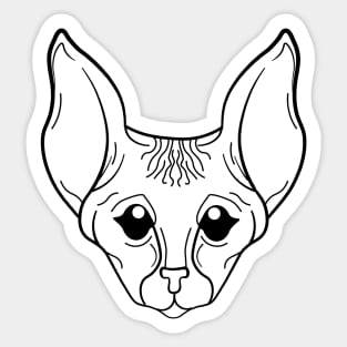 Sphynx cat Sticker